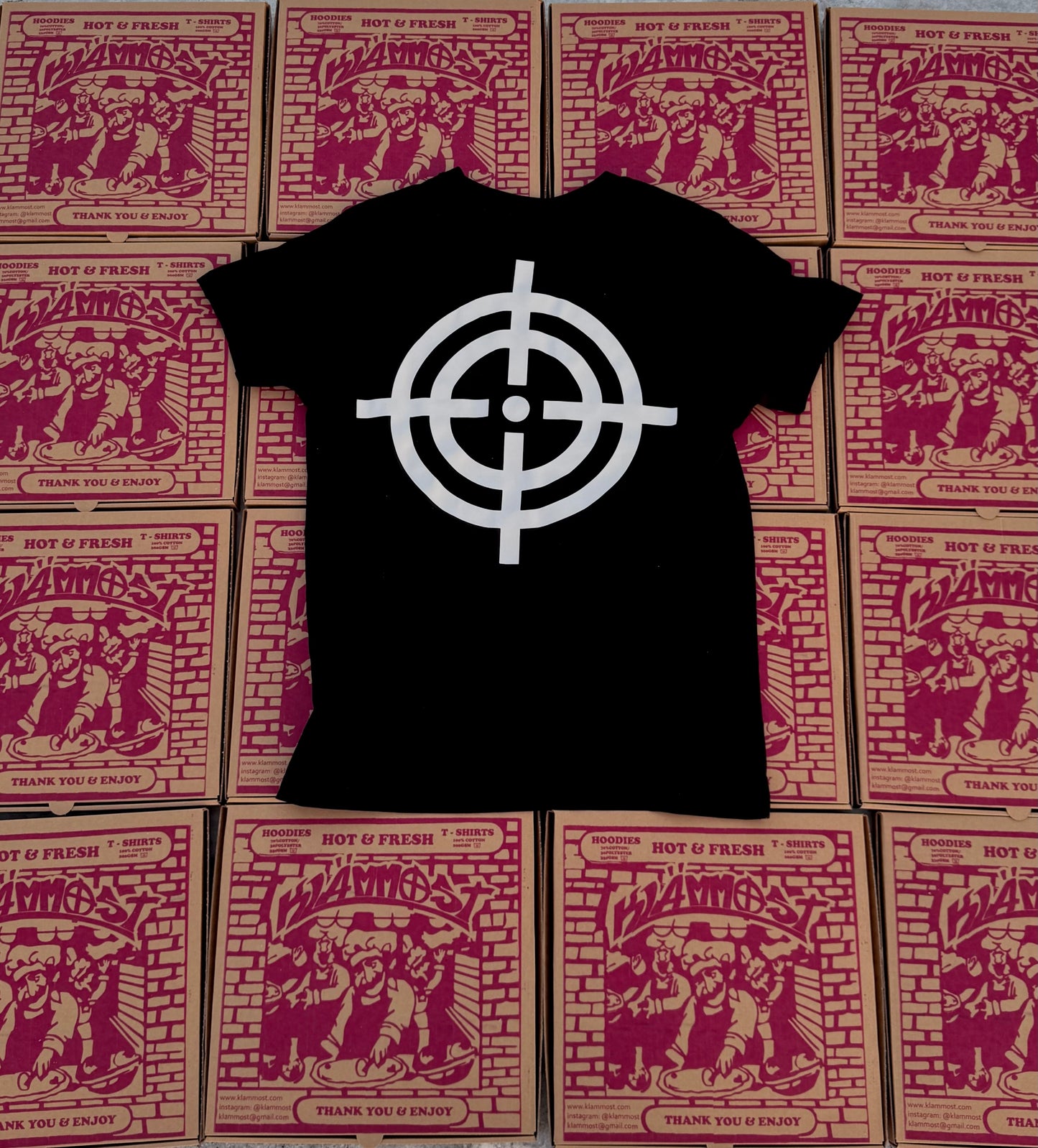Klämmost - Black/White Shoota T-shirt