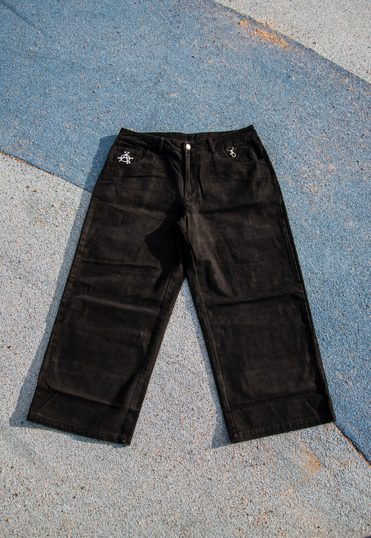 Klämmost - Black track jeans