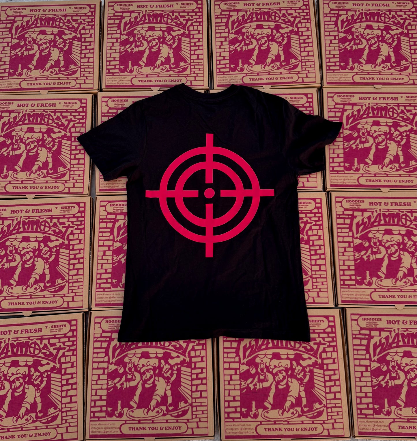 Klämmost - Black/Red Shoota T-shirt