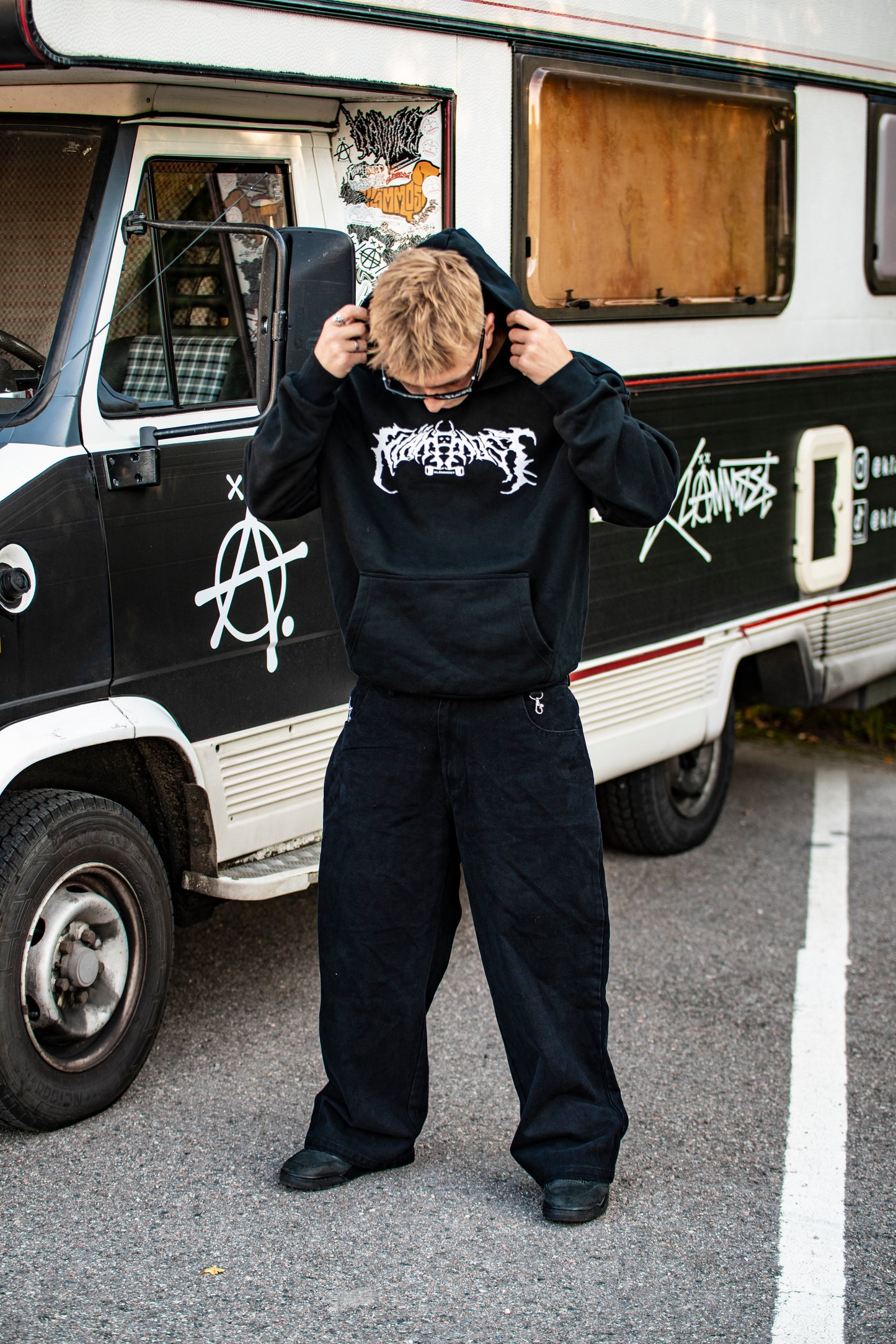 Klämmost - Black metal hoodie