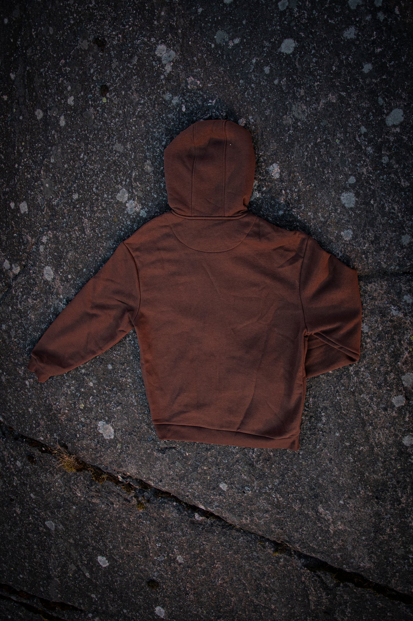 Klämmost - Brown track zip hoodie